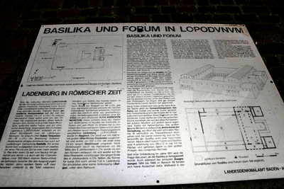 Basilika und Forum Lopodunum