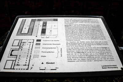 Basilika und Forum Lopodunum