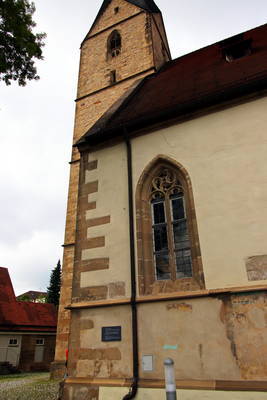 Benningen und Marbach: Bauinschrift und Kirche