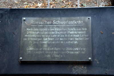 Bonn - Nachbildung Baukran