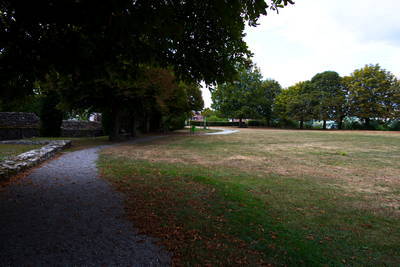 Brückenkopf Rheinheim Kastell auf Schweizer Seite