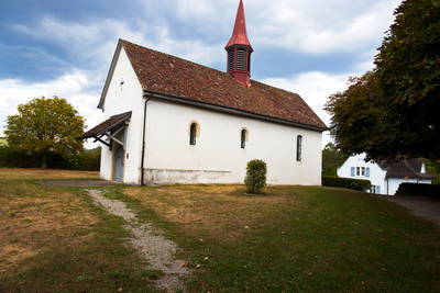 Brückenkopf Rheinheim Kastell auf Schweizer Seite