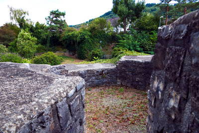 Brückenkopf Rheinheim Kastell auf Schweizer Seite