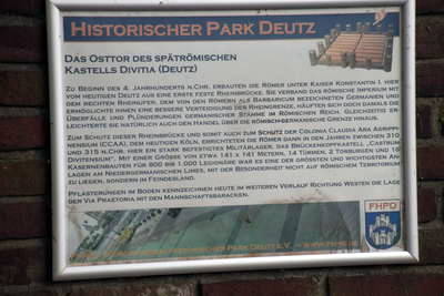 Castellum Divitia - römisches Kastell in Köln-Deutz