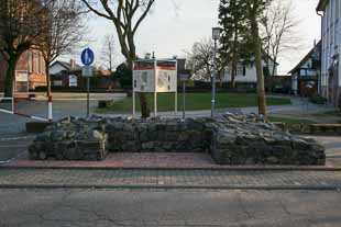 Kastell Großkrotzenburg, mit römischem Brunnen
