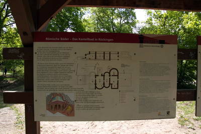 Kastell Rückingen Kastellbad eines Kohortenkastells