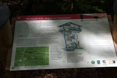 Limespalisade am Wp 3-15 mit Wachturm