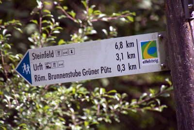 Quellfassung Grüner Putz der Eifelwasserleitung