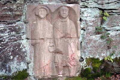 Ruine Heidelsburg - Relief