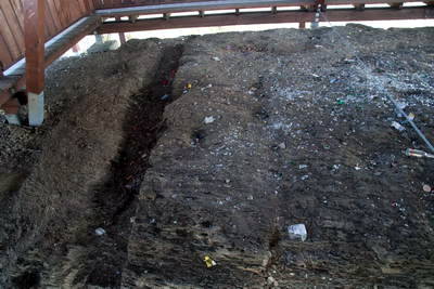 Römerwarte Katzenberg - Schutzbau mit Infos