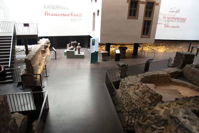 Römische Gebäudereste auf dem Frankfurter Domhügel