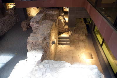 Römische Gebäudereste auf dem Frankfurter Domhügel