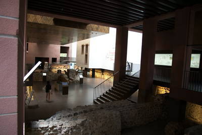 Römische Gebäudereste auf dem Frankfurter Domhügel