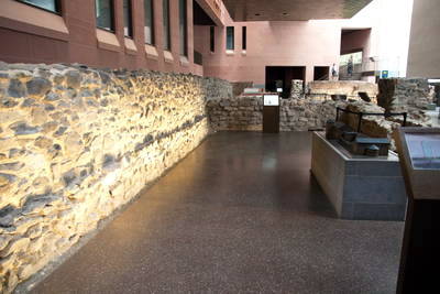 Römische Gebäudereste auf dem Frankfurter Domhügel