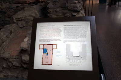 Römische Gebäudereste auf dem Frankfurter Domhügel