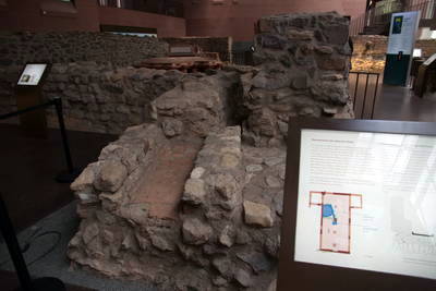 Römische Gebäudereste auf dem Frankfurter Domhügel