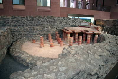 Römische Gebäudereste auf dem Frankfurter Domhügel