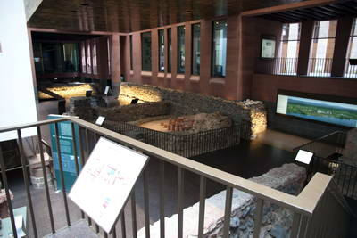 Römische Gebäudereste auf dem Frankfurter Domhügel