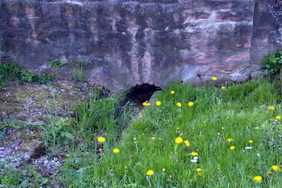 Römische Villa Haselburg - Abwasserkanal