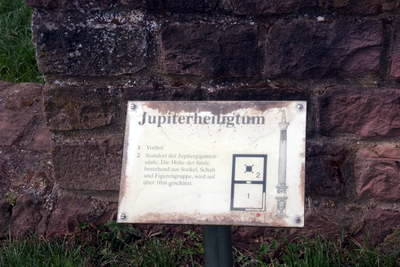 Römische Villa Haselburg - Jupiterheiligtum