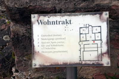 Römische Villa Haselburg Wohntrakt