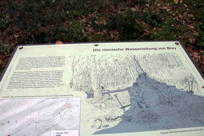 Römische Wasserleitung in Brey am Rhein