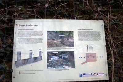 Römische Wasserleitung in Brey am Rhein