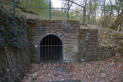 Römische Wasserleitung in Brey am Rhein