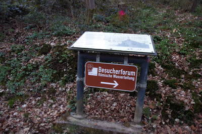 Römische Wasserleitung in Brey am Rhein