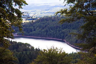 Römischer Tempel Nonnweiler, Stausee