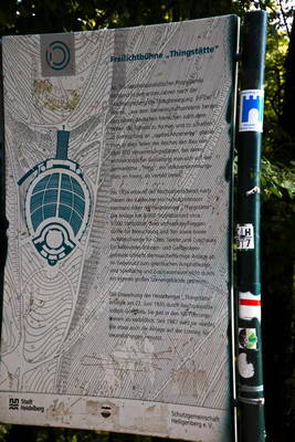 Tempel von Mercurius Cimbrianus - Thingstätte daneben