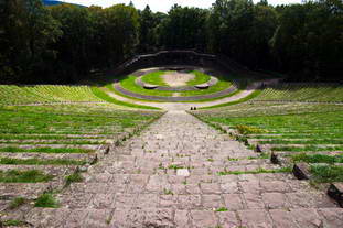 Tempel von Mercurius Cimbrianus - Thingstätte daneben
