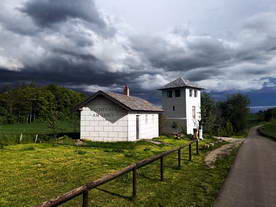 Wachthaus am Limes mit Limes Wachturm bei Widdern