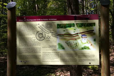 Wachtposten WP 2-25a (Steinturm) Im Pohler Wäldchen