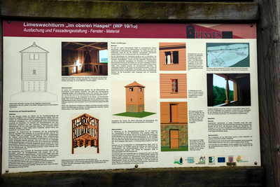 rekonstruierter Limes Wachturm Vielbrunn