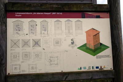 rekonstruierter Limes Wachturm Vielbrunn