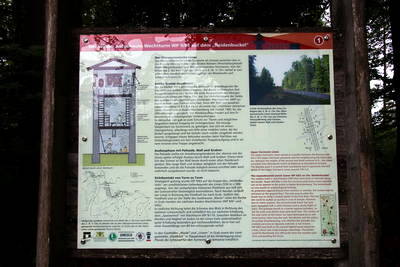 rekonstruierter Limes Wachturm in Großerlach (Heidenbuckel)