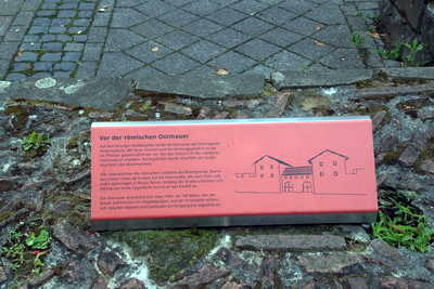 rekonstruierter Porticus in Dormagen