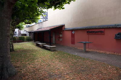 rekonstruierter Porticus in Dormagen