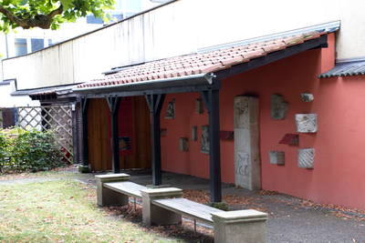 rekonstruierter Porticus in Dormagen