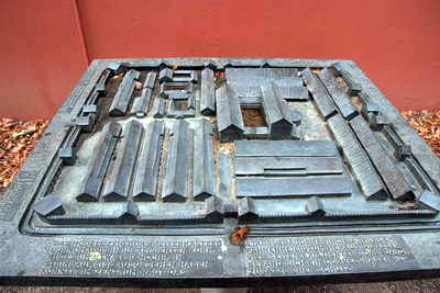 rekonstruierter Porticus in Dormagen