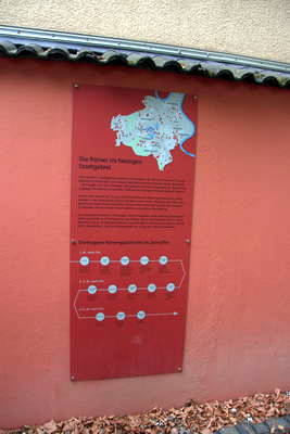 rekonstruierter Porticus in Dormagen