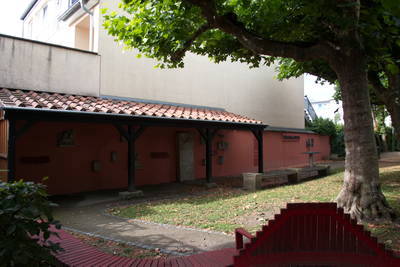 rekonstruierter Porticus in Dormagen