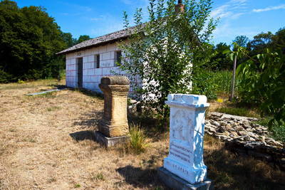 rekonstruiertes Wachthaus am Limes