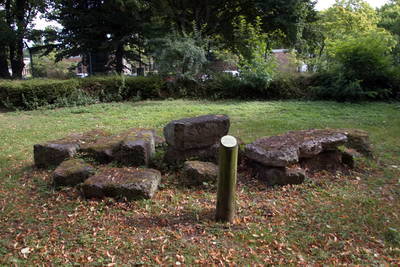 römische Orte Neuss - Steinreste Römerlager