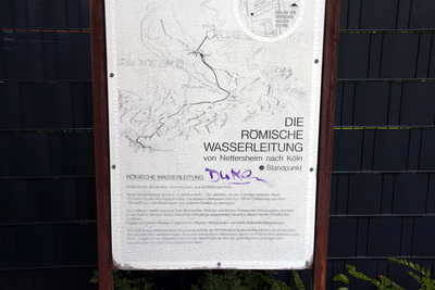 römische Wasserleitung in Brühl