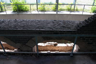 römische Wasserleitung in Hürth-Hermülheim