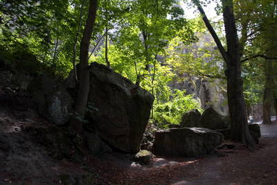 römischer Steinbruch auf dem Drachenfels bei Königswinter