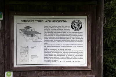 römischer Tempel in Nettersheim Zingsheim