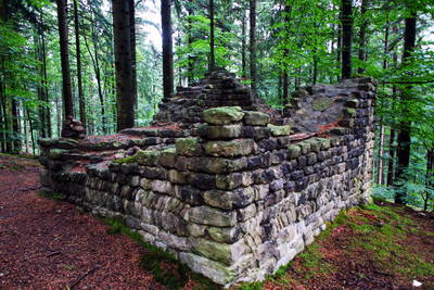 römischer Wachturm am Limes Hirschreute-Römerschanz